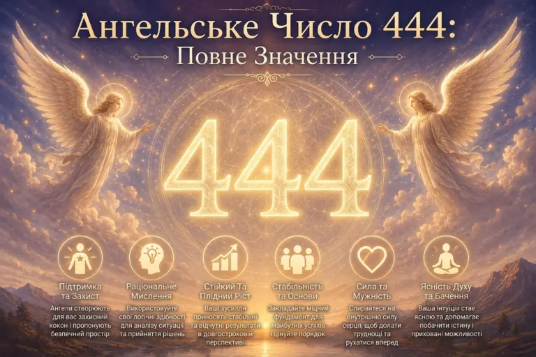 Ангельське Число 444: Повне Значення