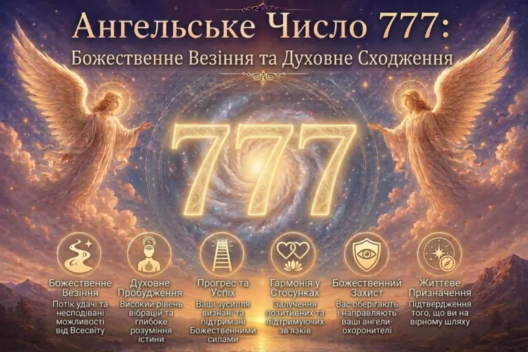 Ангельське Число 777: Повне Значення