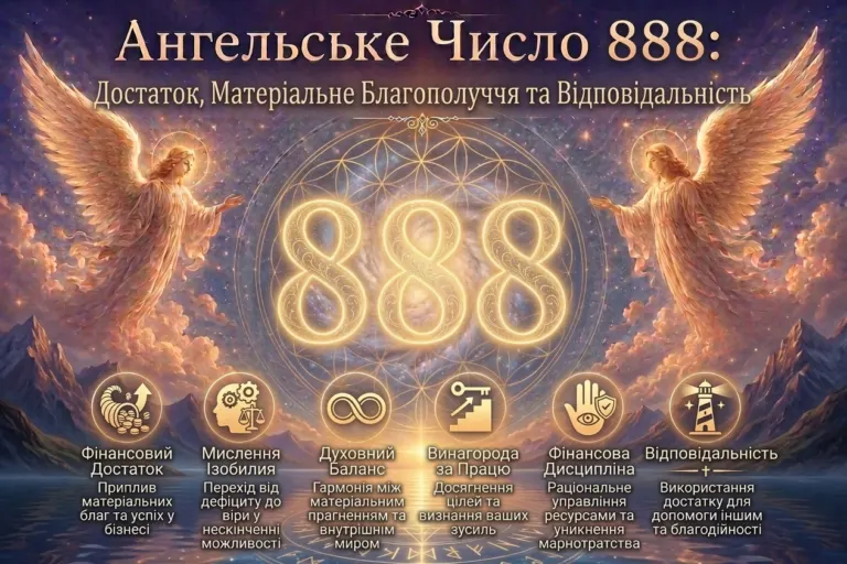 Ангельське Число 888: Повне Значення