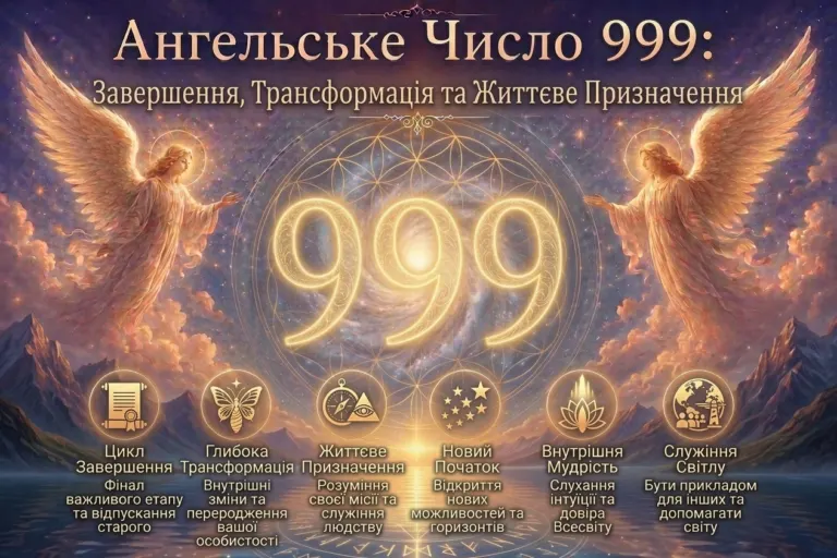 Ангельське Число 999: Повне Значення