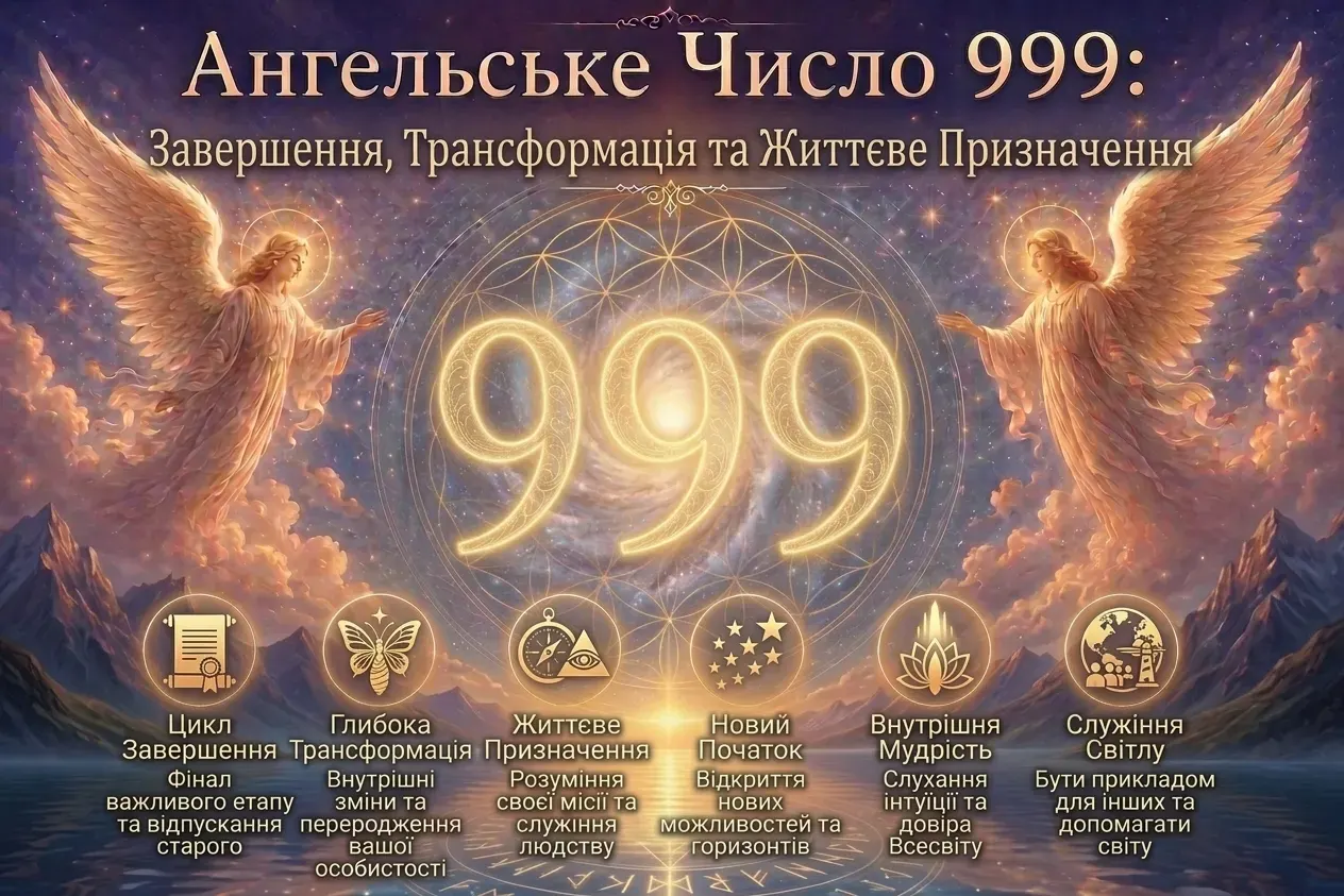 Ангельське Число 999: Повне Значення