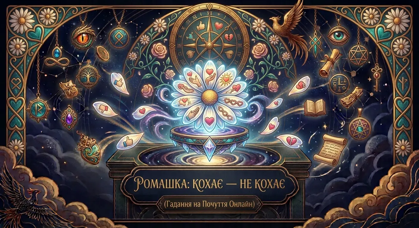 Ромашка: Кохає — Не Кохає (Гадання на Почуття Онлайн)