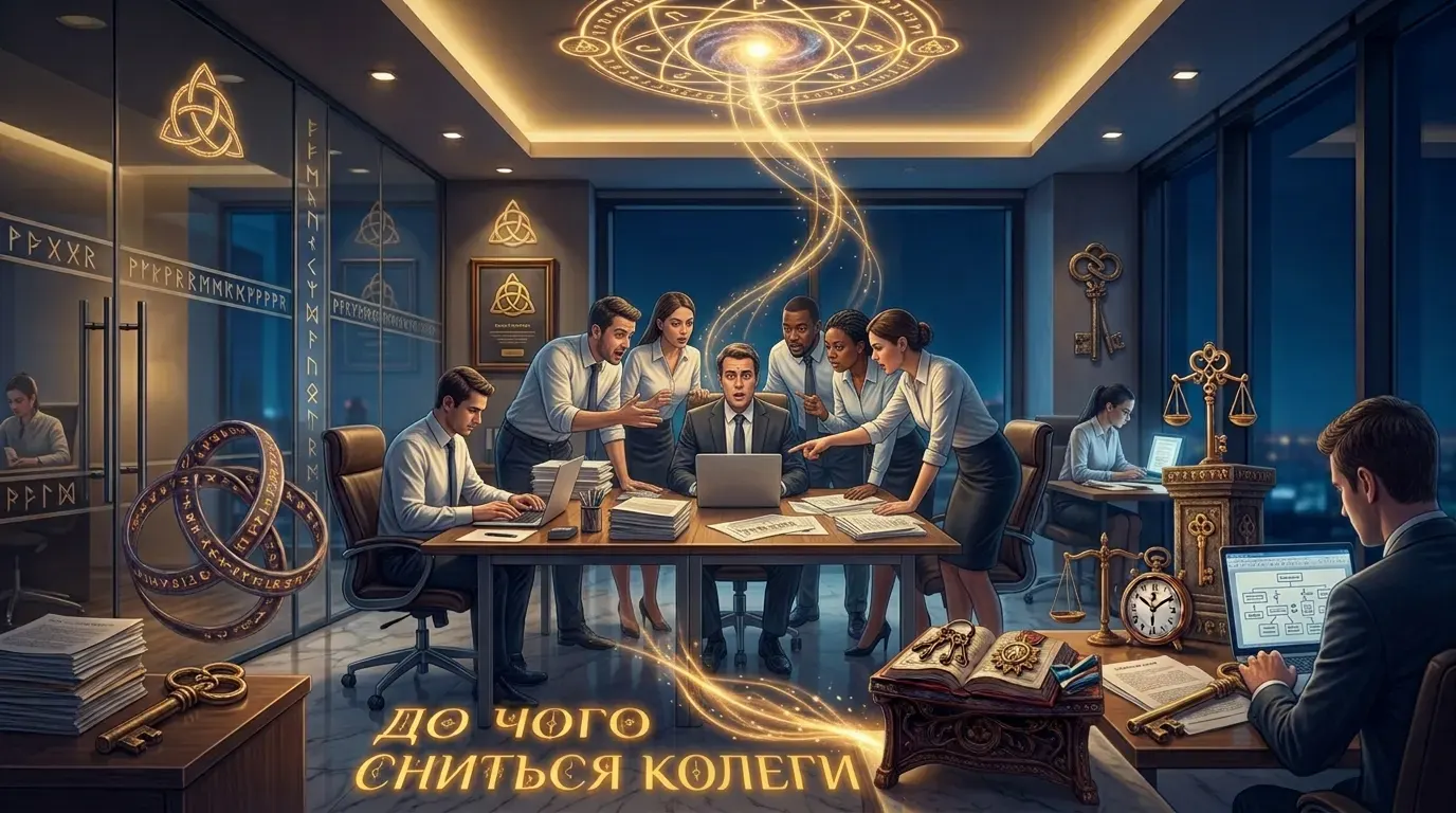 До чого сняться Колеги