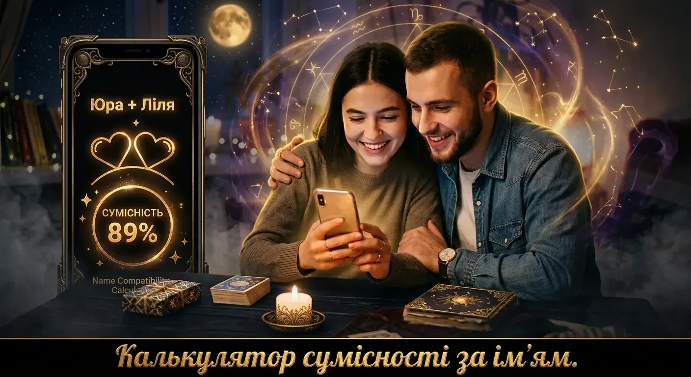 Калькулятор сумісності за ім'ям