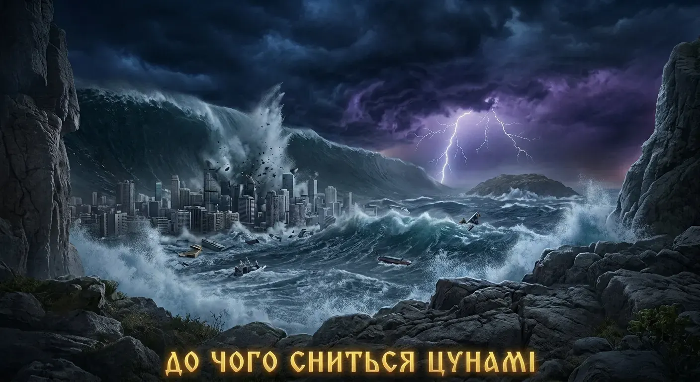 До чого сниться Цунамі?