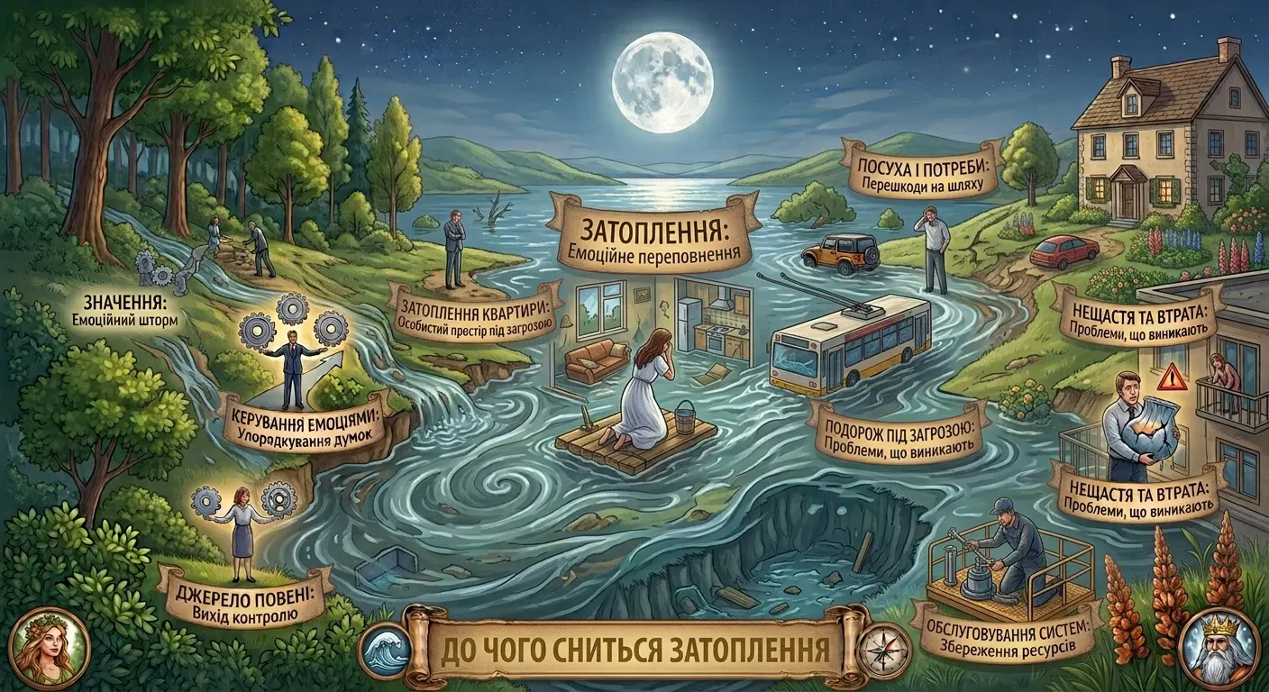 До чого сниться Затоплення