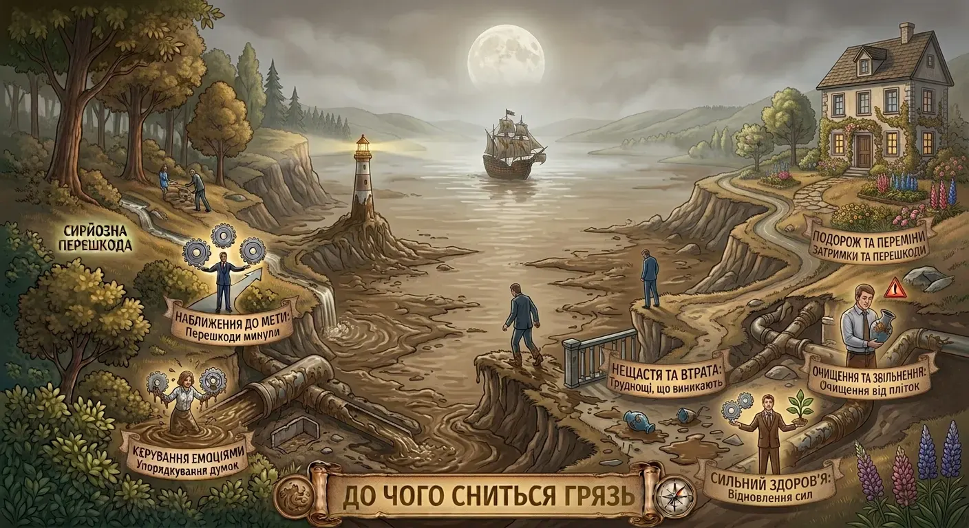До чого сниться Грязь (бруд)