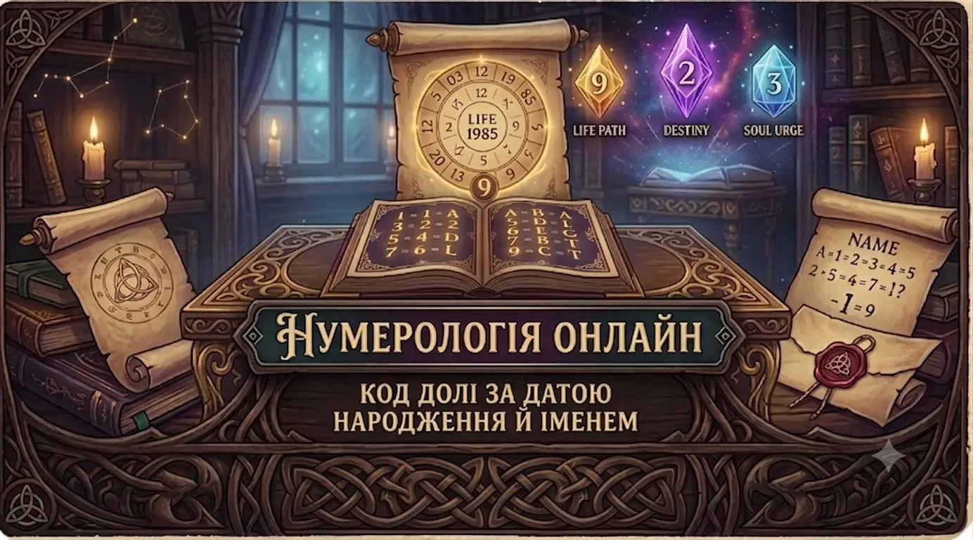 Нумерологія онлайн