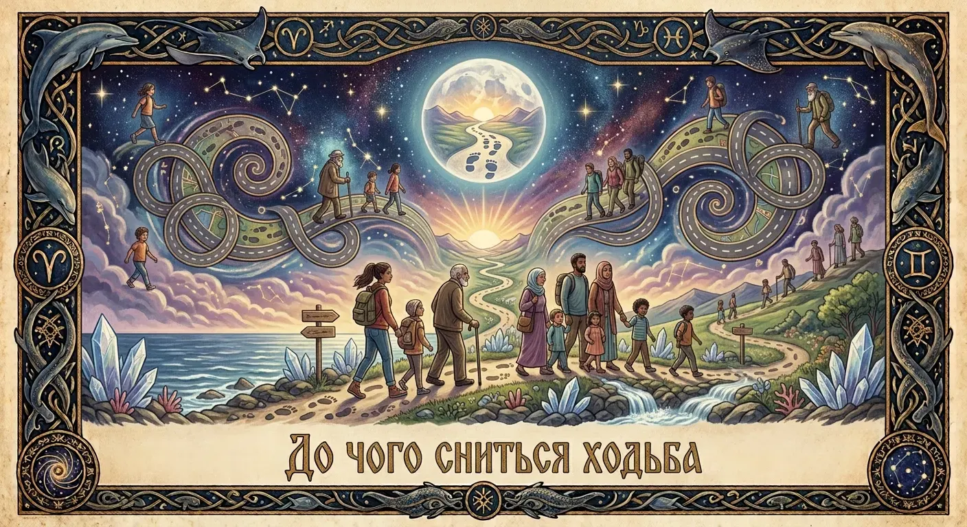 До чого сниться ходьба